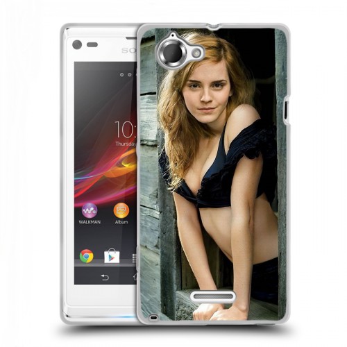 Дизайнерский пластиковый чехол для Sony Xperia L Эмма Уотсон