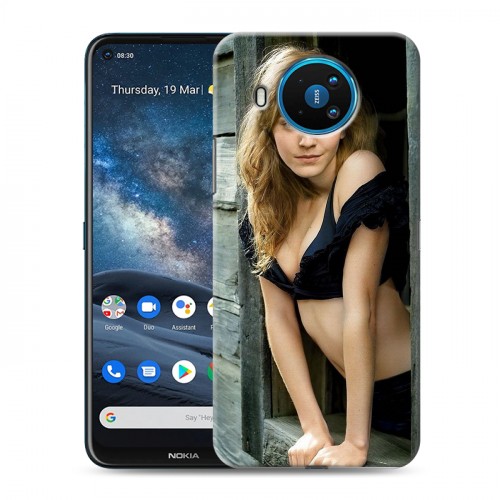 Дизайнерский силиконовый чехол для Nokia 8.3 Эмма Уотсон