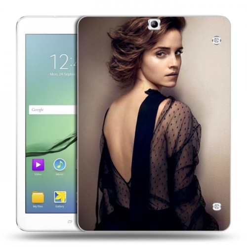 Дизайнерский силиконовый чехол для Samsung Galaxy Tab S2 9.7 Эмма Уотсон