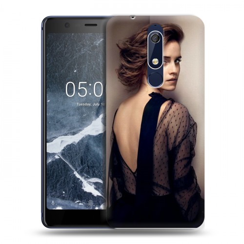 Дизайнерский пластиковый чехол для Nokia 5.1 Эмма Уотсон