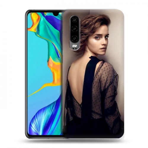 Дизайнерский пластиковый чехол для Huawei P30 Эмма Уотсон