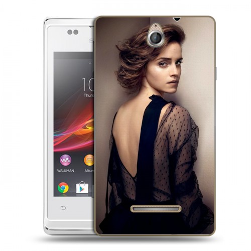 Дизайнерский пластиковый чехол для Sony Xperia E Эмма Уотсон