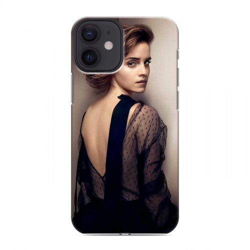 Дизайнерский силиконовый с усиленными углами чехол для Iphone 12 Mini Эмма Уотсон