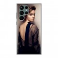Дизайнерский пластиковый чехол для Samsung Galaxy S22 Ultra Эмма Уотсон