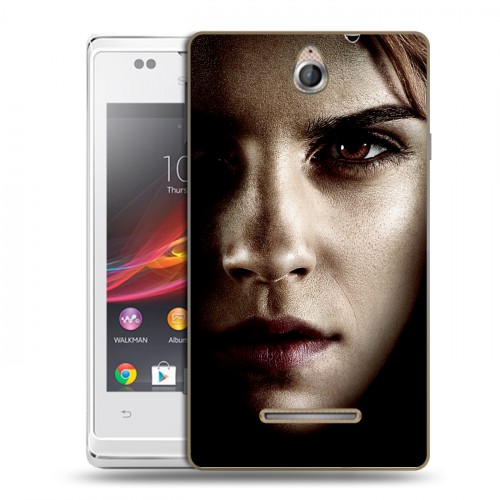 Дизайнерский пластиковый чехол для Sony Xperia E Эмма Уотсон