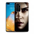 Дизайнерский силиконовый с усиленными углами чехол для Huawei P40 Эмма Уотсон