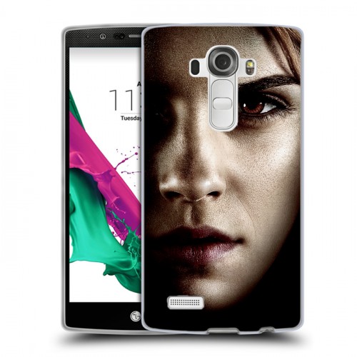 Дизайнерский силиконовый чехол для LG G4 Эмма Уотсон