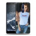 Дизайнерский пластиковый чехол для Nokia 5.1 Эмма Робертс