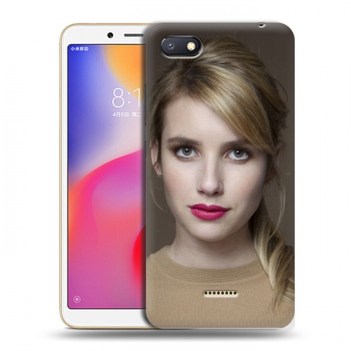 Дизайнерский пластиковый чехол для Xiaomi RedMi 6A Эмма Робертс