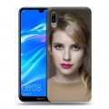 Дизайнерский пластиковый чехол для Huawei Y6 (2019) Эмма Робертс