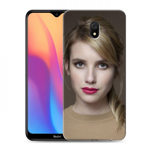 Дизайнерский силиконовый с усиленными углами чехол для Xiaomi RedMi 8A Эмма Робертс