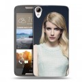 Дизайнерский пластиковый чехол для HTC Desire 828 Эмма Робертс