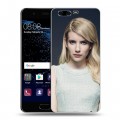 Дизайнерский пластиковый чехол для Huawei P10 Эмма Робертс