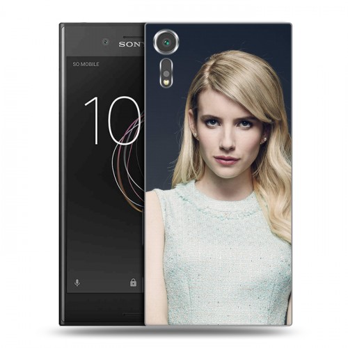 Дизайнерский пластиковый чехол для Sony Xperia XZs Эмма Робертс