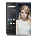 Дизайнерский пластиковый чехол для BlackBerry KEY2 Эмма Робертс