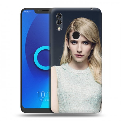 Дизайнерский силиконовый чехол для Alcatel 5V Эмма Робертс