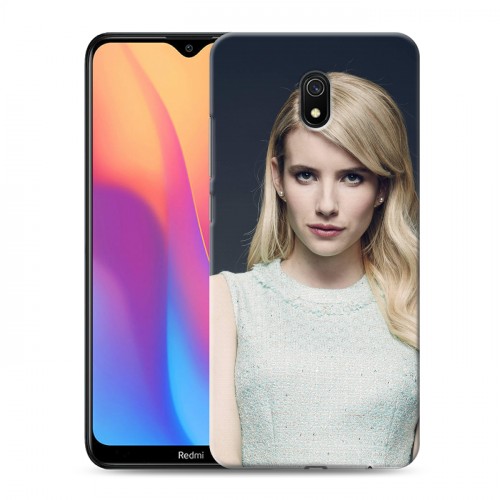 Дизайнерский силиконовый с усиленными углами чехол для Xiaomi RedMi 8A Эмма Робертс