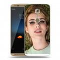 Дизайнерский пластиковый чехол для ZTE Axon 7 Эмма Робертс