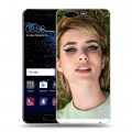 Дизайнерский пластиковый чехол для Huawei P10 Эмма Робертс