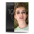 Дизайнерский пластиковый чехол для Sony Xperia XZs Эмма Робертс