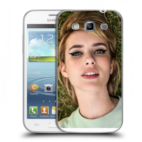 Дизайнерский пластиковый чехол для Samsung Galaxy Win Эмма Робертс