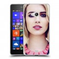 Дизайнерский пластиковый чехол для Microsoft Lumia 540 Эмма Робертс