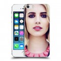 Дизайнерский пластиковый чехол для Iphone 5s Эмма Робертс
