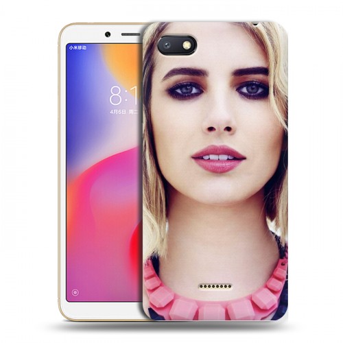 Дизайнерский пластиковый чехол для Xiaomi RedMi 6A Эмма Робертс