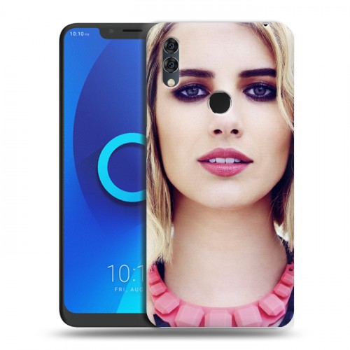 Дизайнерский силиконовый чехол для Alcatel 5V Эмма Робертс