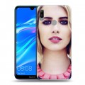 Дизайнерский пластиковый чехол для Huawei Y6 (2019) Эмма Робертс