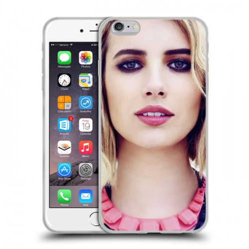 Дизайнерский силиконовый чехол для Iphone 6 Plus/6s Plus Эмма Робертс