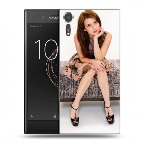 Дизайнерский пластиковый чехол для Sony Xperia XZs Эмма Робертс