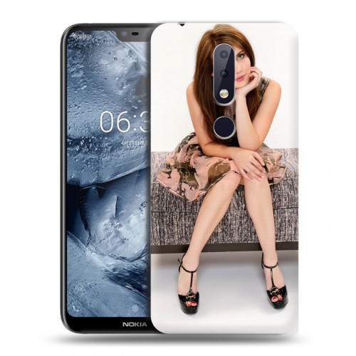 Дизайнерский пластиковый чехол для Nokia 6.1 Plus Эмма Робертс