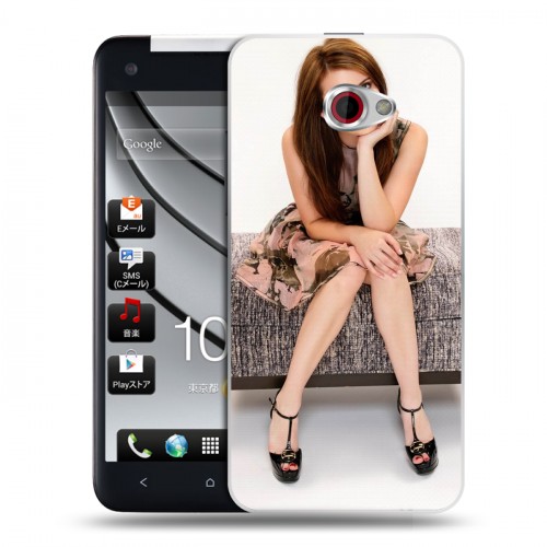Дизайнерский пластиковый чехол для HTC Butterfly S Эмма Робертс
