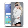 Дизайнерский пластиковый чехол для Samsung Galaxy J5 Эмма Робертс