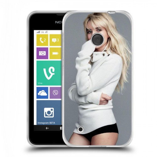 Дизайнерский пластиковый чехол для Nokia Lumia 530 Эмма Робертс