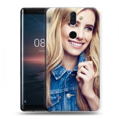 Дизайнерский пластиковый чехол для Nokia 8 Sirocco Эмма Робертс