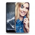 Дизайнерский пластиковый чехол для Nokia 3.1 Эмма Робертс