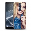 Дизайнерский пластиковый чехол для Nokia 5.1 Эмма Робертс