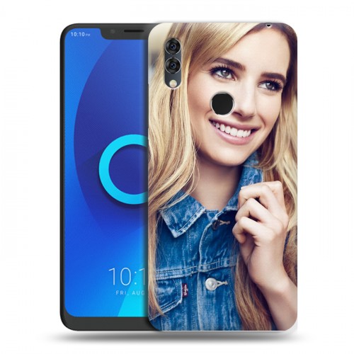 Дизайнерский силиконовый чехол для Alcatel 5V Эмма Робертс