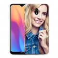 Дизайнерский силиконовый с усиленными углами чехол для Xiaomi RedMi 8A Эмма Робертс