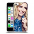 Дизайнерский пластиковый чехол для Iphone 5c Эмма Робертс
