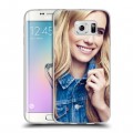 Дизайнерский пластиковый чехол для Samsung Galaxy S6 Edge Эмма Робертс