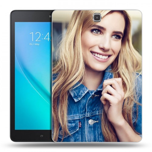 Дизайнерский силиконовый чехол для Samsung Galaxy Tab A 9.7 Эмма Робертс