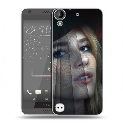 Дизайнерский пластиковый чехол для HTC Desire 530 Эмма Робертс