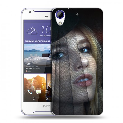 Дизайнерский пластиковый чехол для HTC Desire 830 Эмма Робертс