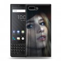 Дизайнерский пластиковый чехол для BlackBerry KEY2 Эмма Робертс