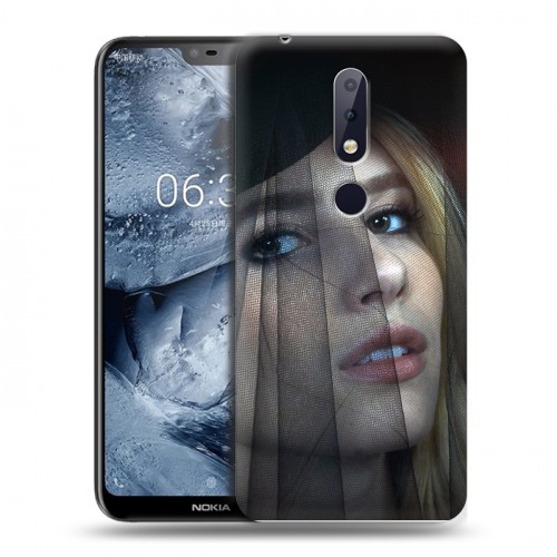 Дизайнерский силиконовый чехол для Nokia 6.1 Plus Эмма Робертс