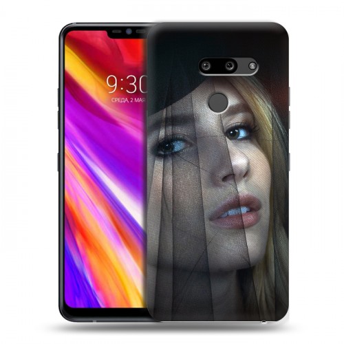 Дизайнерский пластиковый чехол для LG G8 ThinQ Эмма Робертс