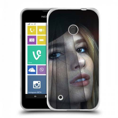 Дизайнерский пластиковый чехол для Nokia Lumia 530 Эмма Робертс